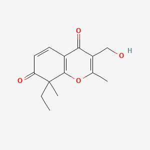 molecular formula C14H16O4 B591556 Spiciferone C CAS No. 137181-63-6