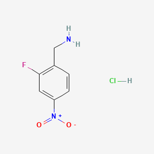(2-Fluoro-4-nitrophenyl)methanamine hydrochloride