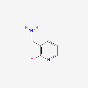 molecular formula C6H7FN2 B591573 (2-Fluoropyridin-3-yl)methanamine CAS No. 205744-16-7