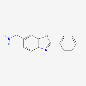 (2-Phenylbenzo[d]oxazol-6-yl)methanamine