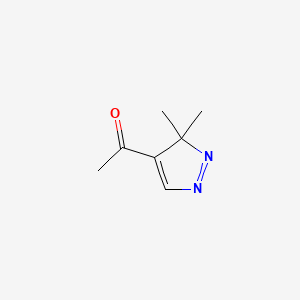 1-(3,3-Dimethyl-3H-pyrazol-4-yl)ethanone