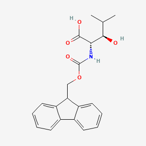(2S,3R)-2-((((9H-Fluoren-9-yl)methoxy)carbonyl)amino)-3-hydroxy-4-methylpentanoic acid