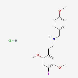 2-(4-Iodo-2,5-dimethoxyphenyl)-N-(4-methoxybenzyl)ethan-1-amine hydrochloride