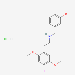 2-(4-Iodo-2,5-dimethoxyphenyl)-N-(3-methoxybenzyl)ethan-1-amine hydrochloride