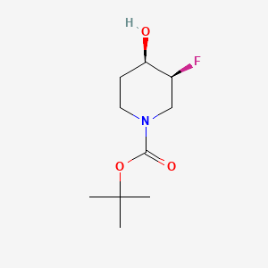 tert-butyl (3S,4R)-3-fluoro-4-hydroxypiperidine-1-carboxylate