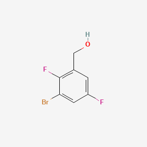 molecular formula C7H5BrF2O B591644 (3-Bromo-2,5-difluorophenyl)methanol CAS No. 1159186-56-7