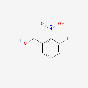 molecular formula C7H6FNO3 B591663 (3-Fluoro-2-nitrophenyl)methanol CAS No. 1214323-11-1