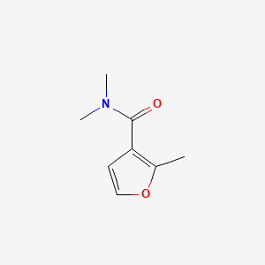 molecular formula C8H11NO2 B591701 N,N,2-Trimethylfuran-3-carboxamide CAS No. 131087-74-6