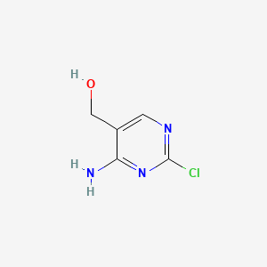 molecular formula C5H6ClN3O B591707 (4-Amino-2-chloropyrimidin-5-yl)methanol CAS No. 857427-28-2