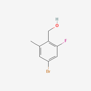 molecular formula C8H8BrFO B591713 (4-Bromo-2-fluoro-6-methylphenyl)methanol CAS No. 1417736-81-2