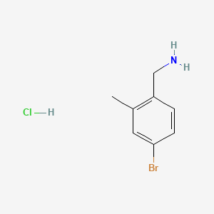 molecular formula C8H11BrClN B591714 (4-Bromo-2-methylphenyl)methanamine hydrochloride CAS No. 1171381-49-9