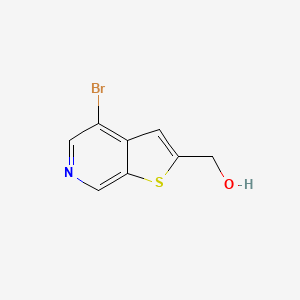 molecular formula C8H6BrNOS B591717 (4-Bromothieno[2,3-c]pyridin-2-yl)methanol CAS No. 870243-94-0