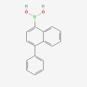 molecular formula C16H13BO2 B591723 (4-Phenylnaphthalen-1-yl)boronic acid CAS No. 372521-91-0