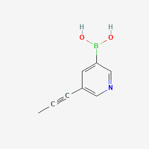 5-(Prop-1-ynyl)pyridin-3-ylboronic acid