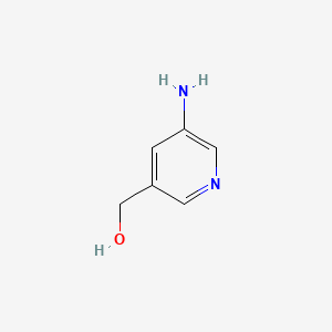 molecular formula C6H8N2O B591738 (5-Aminopyridin-3-yl)methanol CAS No. 443649-18-1