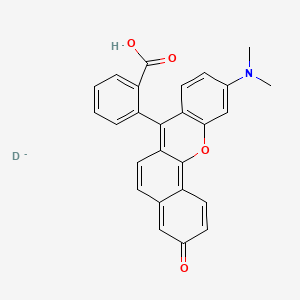 molecular formula C26H20NO4- B591742 Snarf-1 CAS No. 126208-12-6