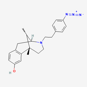 molecular formula C22H26N4O B591743 Azidophenazocine CAS No. 135250-44-1