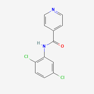 molecular formula C12H8Cl2N2O B5917505 N-(2,5-dichlorophenyl)pyridine-4-carboxamide 