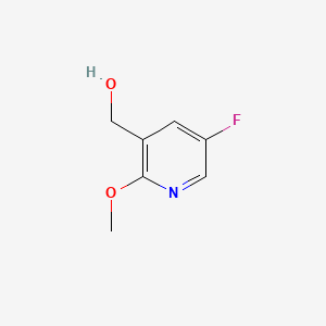 molecular formula C7H8FNO2 B591755 (5-Fluoro-2-methoxypyridin-3-yl)methanol CAS No. 874822-98-7