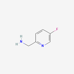 molecular formula C6H7FN2 B591758 (5-氟吡啶-2-基)甲胺 CAS No. 561297-96-9