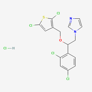molecular formula C16H13Cl5N2OS B591763 Tioconazole Related Compound B CAS No. 61675-62-5