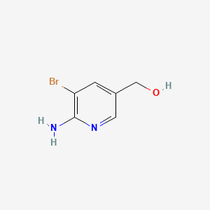 molecular formula C6H7BrN2O B591767 (6-Amino-5-bromopyridin-3-yl)methanol CAS No. 1027785-19-8