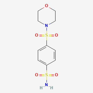 molecular formula C10H14N2O5S2 B5917763 4-(morpholine-4-sulfonyl)benzene-1-sulfonamide CAS No. 55619-44-8