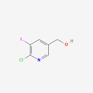 molecular formula C6H5ClINO B591779 (6-氯-5-碘吡啶-3-基)甲醇 CAS No. 1360938-13-1