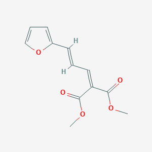 molecular formula C12H12O5 B5917810 dimethyl [3-(2-furyl)-2-propen-1-ylidene]malonate 