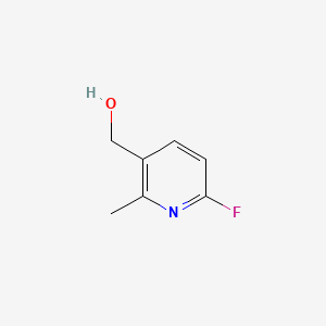 molecular formula C7H8FNO B591783 (6-Fluoro-2-methylpyridin-3-yl)methanol CAS No. 884494-98-8