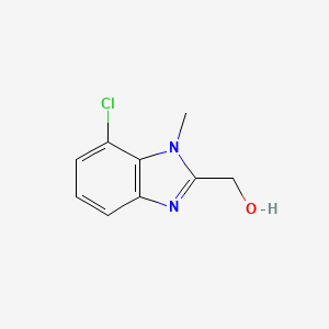 (7-Chloro-1-methyl-1H-benzo[d]imidazol-2-yl)methanol