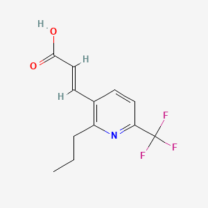 (E)-3-(2-Propyl-6-(trifluoromethyl)pyridin-3-yl)acrylic acid