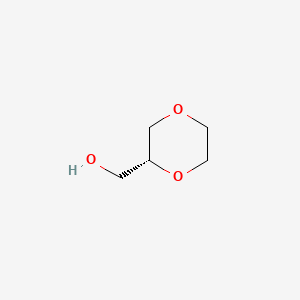 molecular formula C5H10O3 B591815 (R)-(1,4-二氧六环-2-基)甲醇 CAS No. 406913-88-0