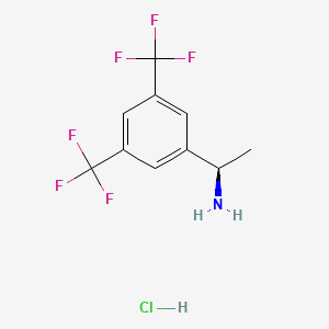 (r)-1-(3,5-Bis(trifluoromethyl)phenyl)ethanamine hydrochloride