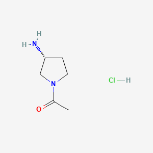 (R)-1-(3-Aminopyrrolidin-1-yl)ethanone hydrochloride