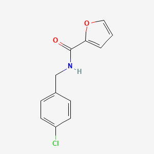 molecular formula C12H10ClNO2 B5918530 N-(4-chlorobenzyl)furan-2-carboxamide 