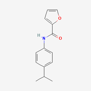 molecular formula C14H15NO2 B5918538 N-[4-(propan-2-yl)phenyl]furan-2-carboxamide 