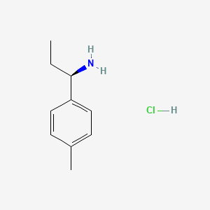 molecular formula C10H15N B591856 (R)-1-(p-Tolyl)propan-1-amine hydrochloride CAS No. 239105-47-6