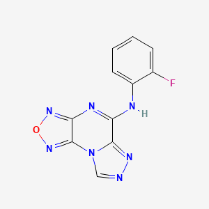 molecular formula C11H6FN7O B5918651 N-(2-fluorophenyl)[1,2,5]oxadiazolo[3,4-e][1,2,4]triazolo[4,3-a]pyrazin-5-amine 