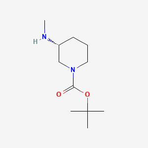 molecular formula C11H22N2O2 B591869 (R)-1-N-Boc-3-Methylaminopiperidine CAS No. 203941-94-0