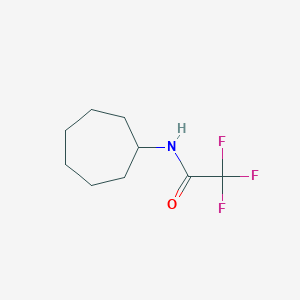 molecular formula C9H14F3NO B5918786 N-cycloheptyl-2,2,2-trifluoroacetamide 