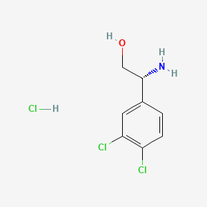 B591893 (R)-2-Amino-2-(3,4-dichlorophenyl)ethanol hydrochloride CAS No. 1810074-84-0