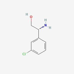 molecular formula C8H10ClNO B591896 (R)-2-Amino-2-(3-chlorophenyl)ethanol CAS No. 926291-77-2
