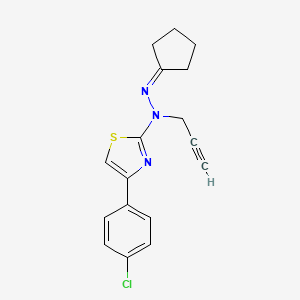 molecular formula C17H16ClN3S B591919 CAY10685 