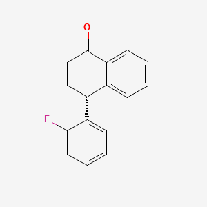 (r)-4-(2-Fluorophenyl)-3,4-dihydronaphthalen-1(2h)-one