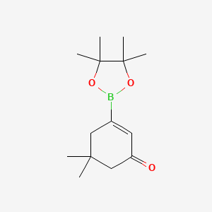 5,5-Dimethyl-3-(4,4,5,5-tetramethyl-1,3,2-dioxaborolan-2-yl)cyclohex-2-en-1-one