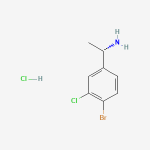 (S)-1-(4-Bromo-3-chlorophenyl)ethanamine hydrochloride