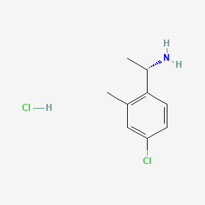 (S)-1-(4-Chloro-2-methylphenyl)ethanamine hydrochloride