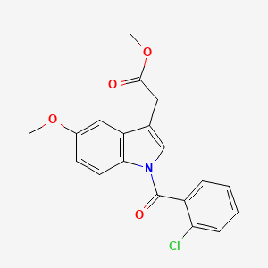 1h-Indole-3-acetic acid,1-(2-chlorobenzoyl)-5-methoxy-2-methyl-,methyl ester