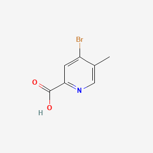 molecular formula C7H6BrNO2 B592005 4-Bromo-5-methylpicolinic acid CAS No. 1196154-93-4